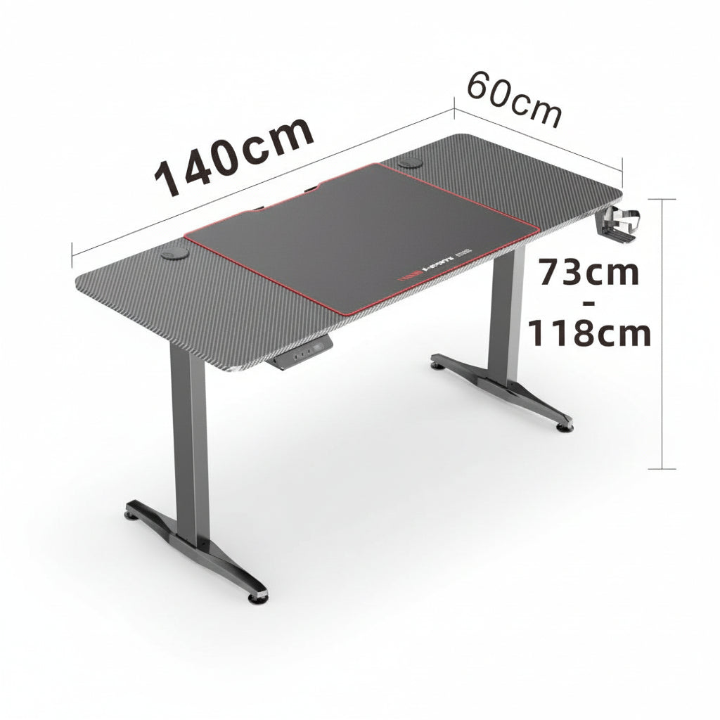 Gaming Electric Standing Desk - Medium