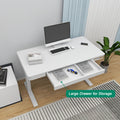 Glass Top Electric Standing Desk