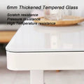 Glass Top Electric Standing Desk