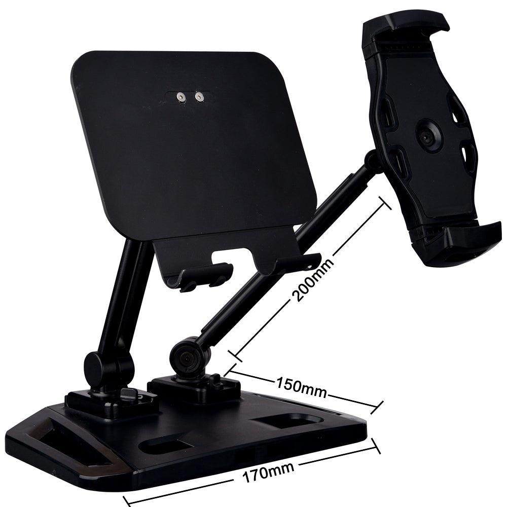 Universal Double Arm Stand Holder Black