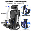 Ergonomic Mesh Chair with 3D Adjustable Armrest Seat & High Back