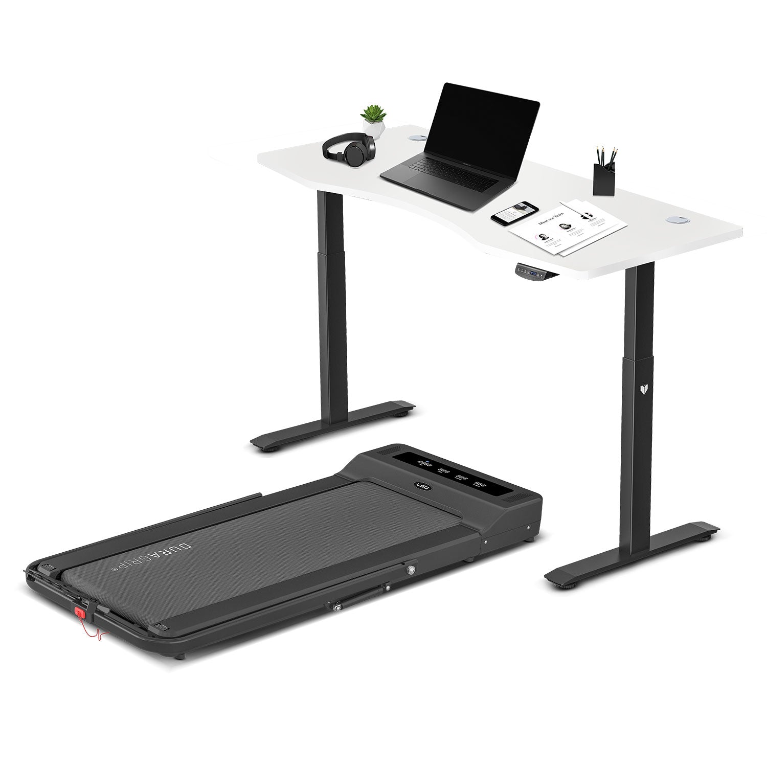 LSG Nimbus Walking Pad Treadmill ErgoDesk Standing Desk 150cm