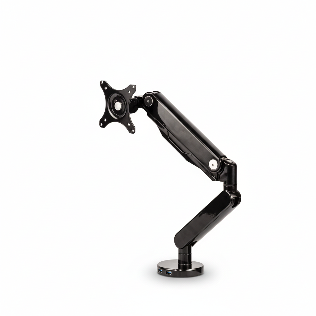 Computer Monitor Arm - Fellowes Platinum Monitor Arm - Single