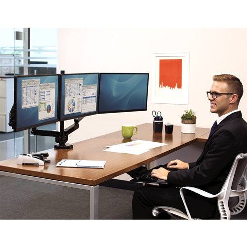 Computer Monitor Arm - Fellowes Platinum Monitor Arm - Triple