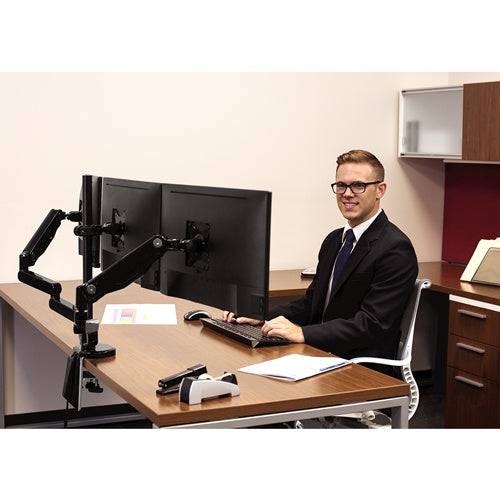 Computer Monitor Arm - Fellowes Platinum Monitor Arm - Triple