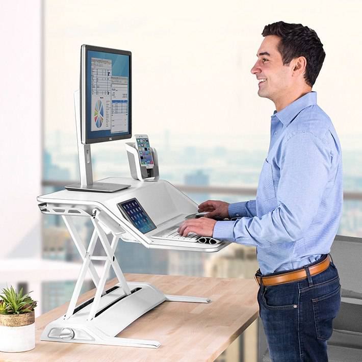 Standing Desk - Fellowes Lotus Sit To Stand Workstation